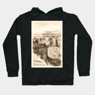 Western Canyon Watercolor Hoodie